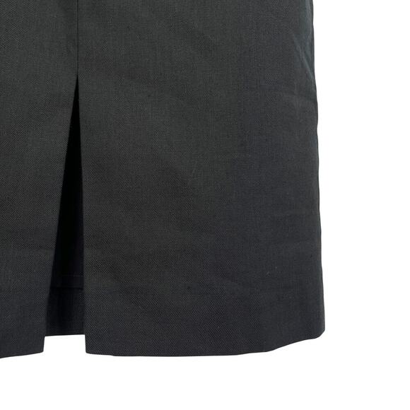 J.Crew High Neck Sheath Dress in Stretch Linen Blend Black Size 0 NEW with tags! - Picture 5 of 9